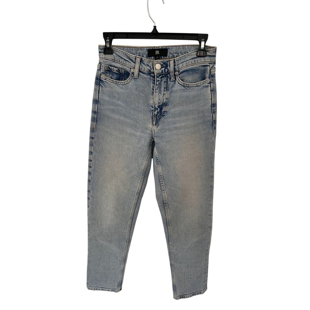 Banana Republic High Rise Straight Denim Jeans in Light Wash // 00